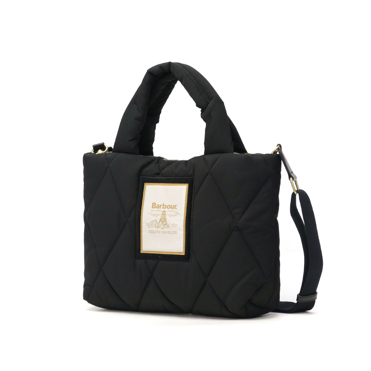 Barbour バブアー Mariah ミニ キルティング トートバッグ 5.4L