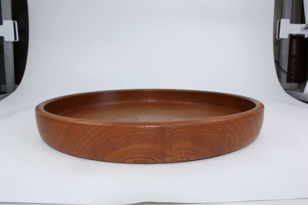 茶道具・古道具・煎茶道具・煎茶盆・欅材・欅・円盆・丸盆 茶道具