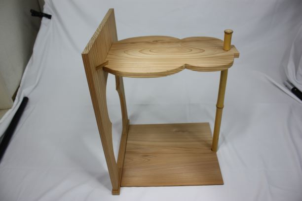 茶道具・古道具・棚物・棚・瓢棚・裏千家・淡々斎好・渡辺 可映 造