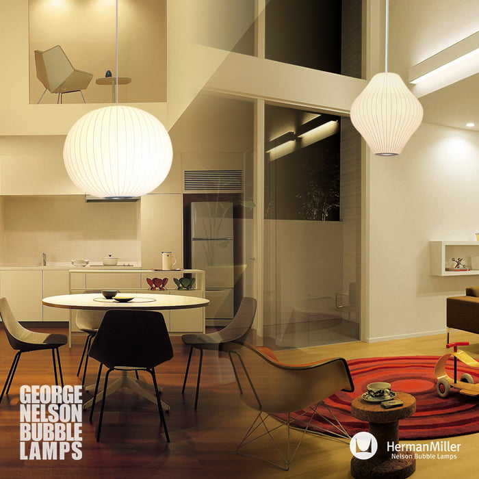 ジョージ・ネルソンとバブルランプの歴史｜ハーマンミラーが受け継ぐ