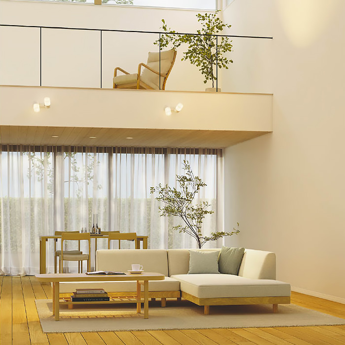 乳白ガラス・2灯式スポットライト | 200W相当・広角｜照明の