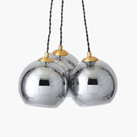 MIRROR3 3灯ペンダントライト | ミラーグレー｜照明のライティング