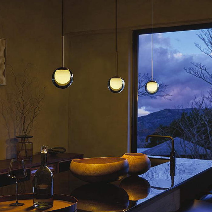 MORE STYLE Φ120・ペンダントライト｜スモークガラス｜照明の