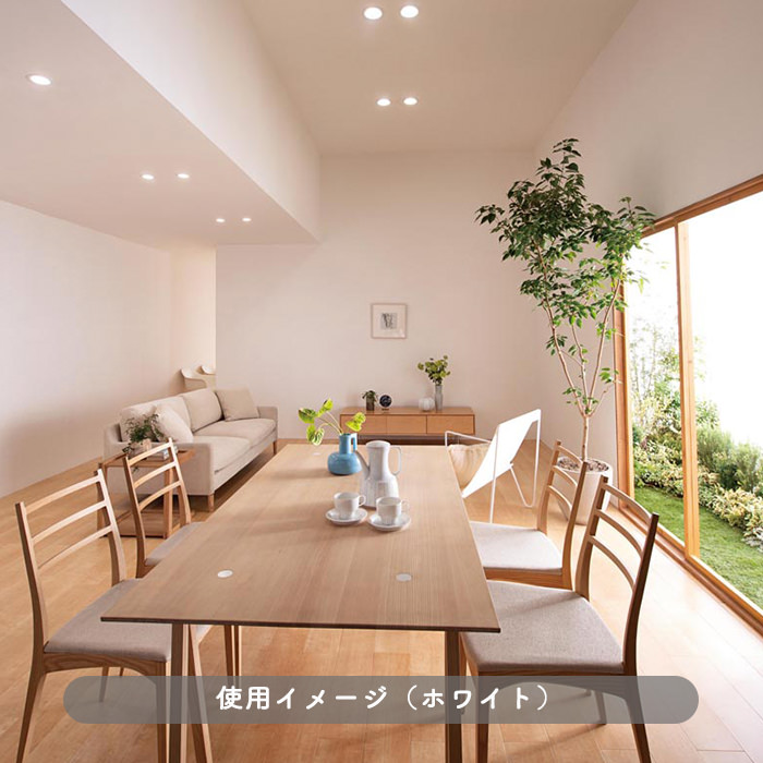 調光調色 ダウンライト 100W Φ100mm Bluetooth｜ホワイト｜照明の