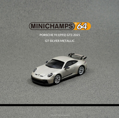 1/64 ポルシェ 911 GT3 (992) 2021 GTシルバーメタリック （MiniChamps