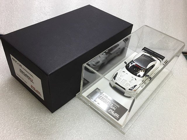 1/43 ニスモ R35 GT-R GT1 (ホワイト) （M.S.） ミニカー通販《神戸の