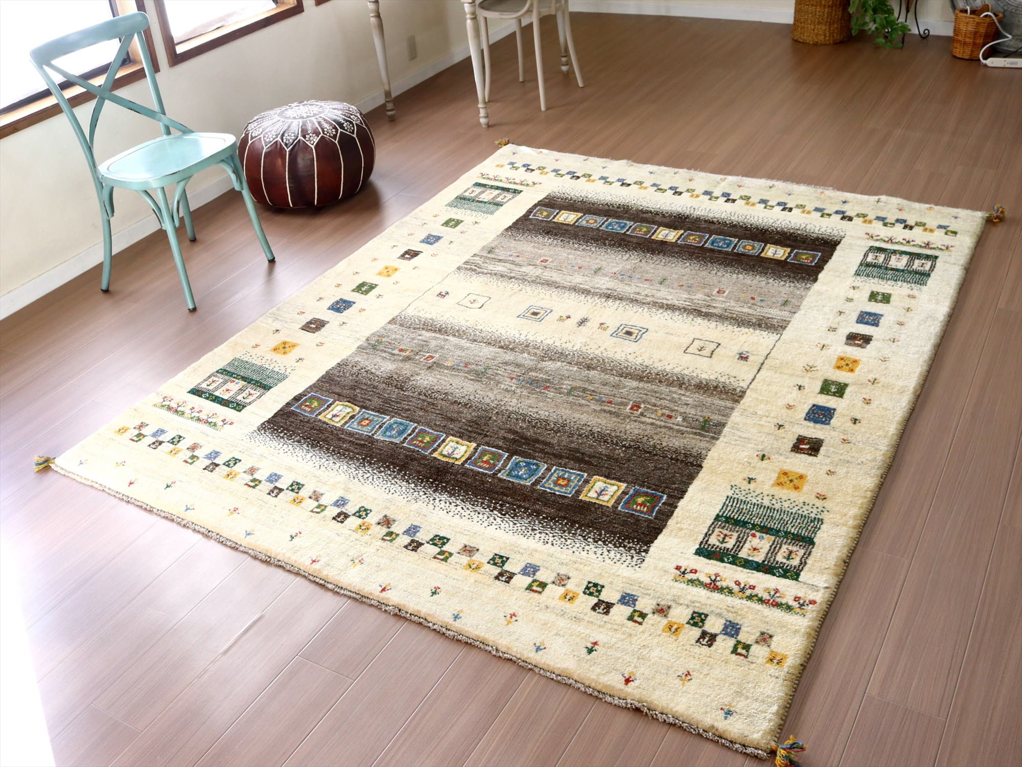 ギャッベ（ギャベ）専門店 インプレッションオブギャッベ / 手織りラグ