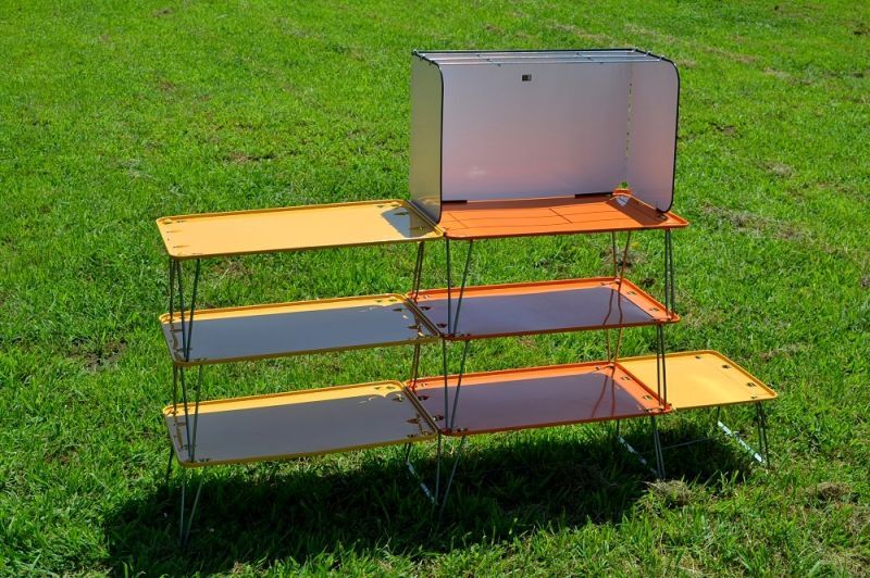 ヴィンテージSMSキャンプキッチン/エクステンションラック付フルセット