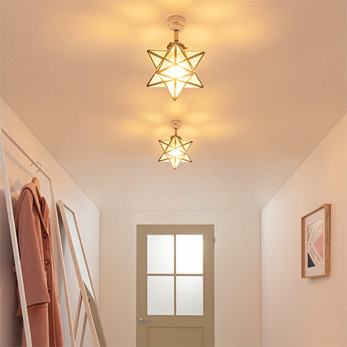 シーリングライト 1灯 星型 照明 ライト おしゃれ ぼん家具 LIT000098