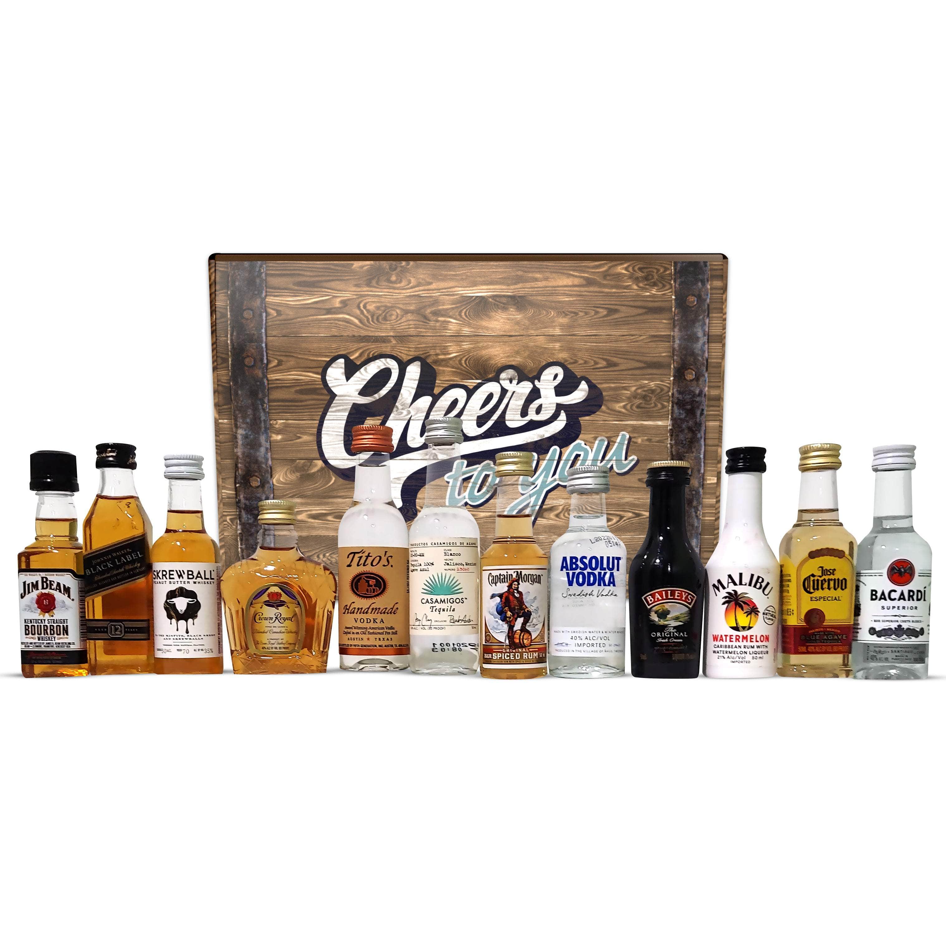 Mini Liquor Bottles Gift Set – www.GiveThemBeer.com