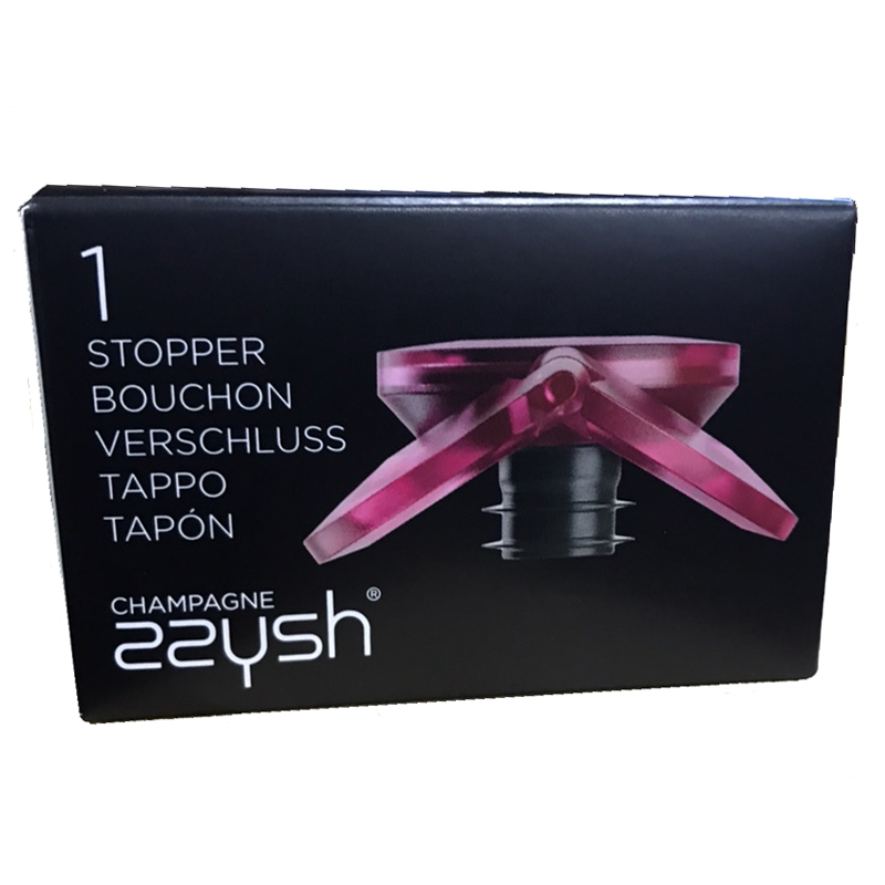 zzysh （ズィッシュ）シャンパン プリザーバー 替栓 ワインレッド