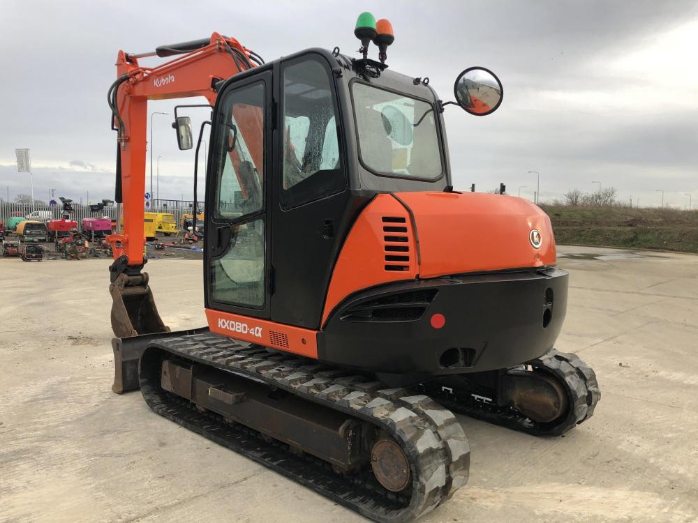 KUBOTA KX080-3 - Gleneden