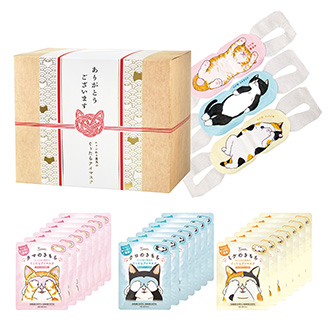 キモチ ホットアイマスク にゃんづくしギフト 21枚入り: ORIGINAL