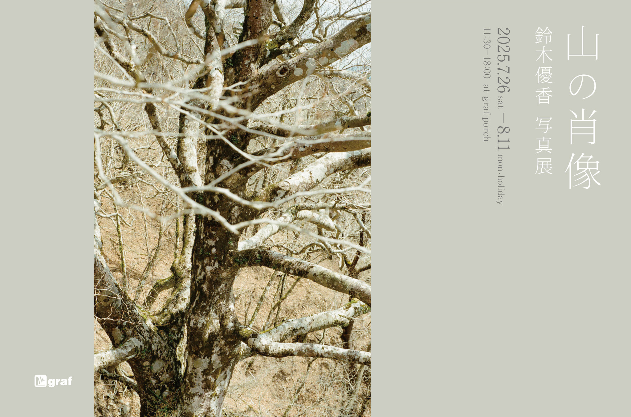 鈴木優香 写真展『 山の肖像 』 - graf | decorative mode no.3 design