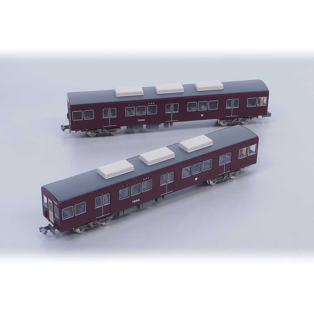 30141＞阪急7000／7300系（旧塗装）中間車2両セット（動力無し）｜N