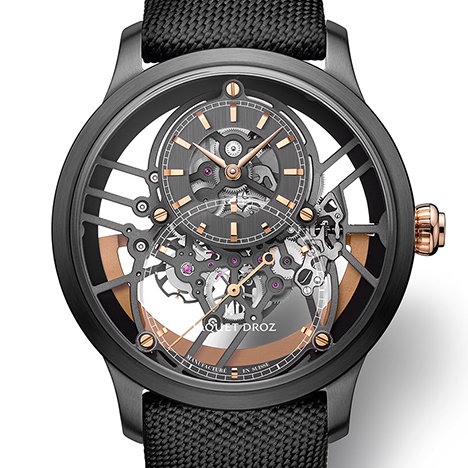 ジャケ・ドロー(JAQUET DROZ) グラン・セコンド スケルトン セラミック