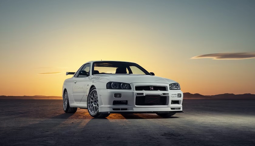GT-R R34 Vスペック II N1 (ホワイト) チェイスカー Amazon | MOTORHELIX 1/64 日産 スカイライン GT-R R34 V Spec II