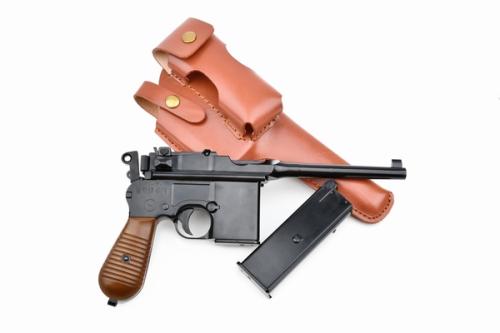 SFBC ONLINE SHOP / モーゼル M712対応 レザーホルスター ストラップ付