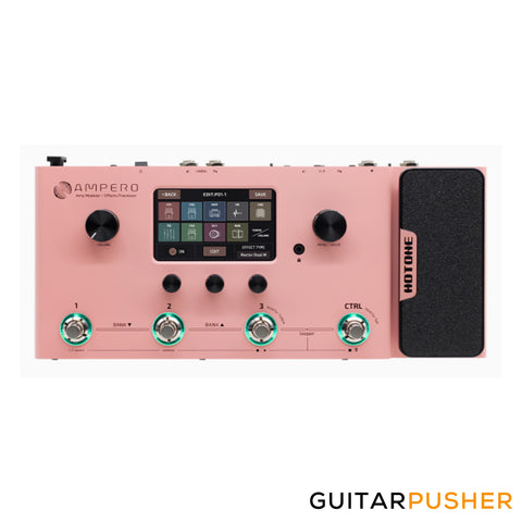 Hotone MP-100PK Ampero Amp Modeler & Multi-Effects Processor (Pink