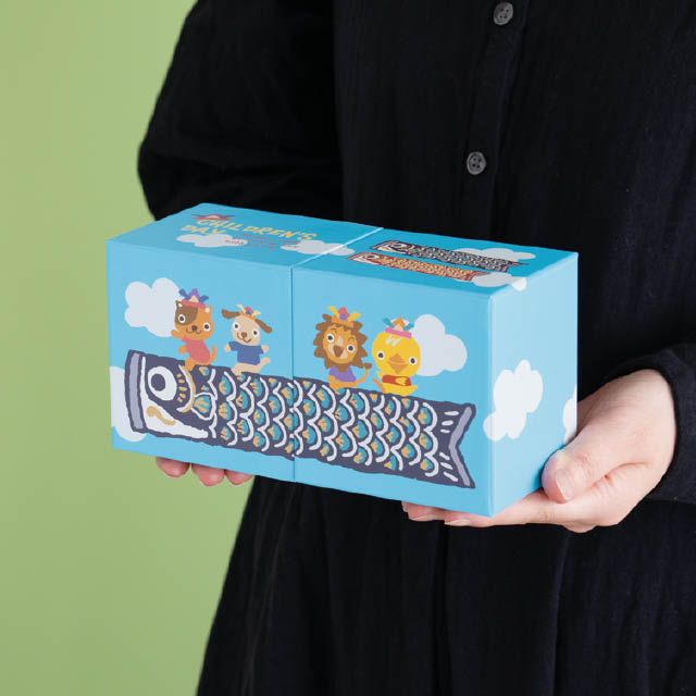 こどもの日スリーブBOX-1／こいのぼり(W198×D80×H98 こいのぼり