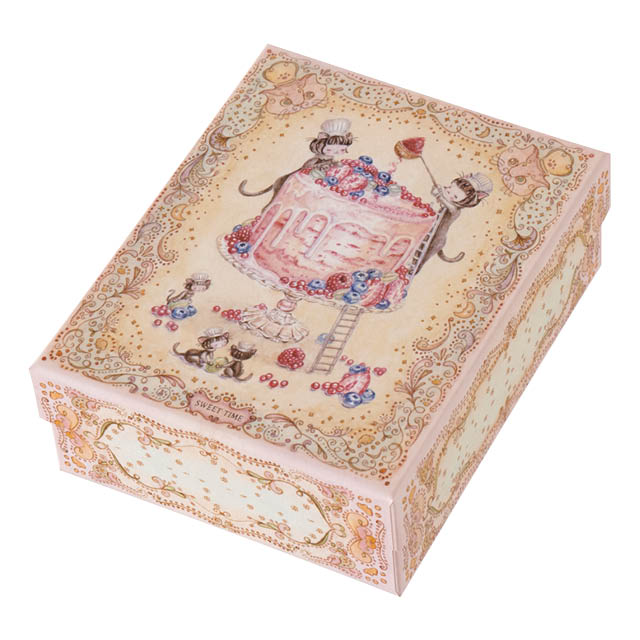 イラストレーター鹿島孝一郎ギフト用貼箱-1／ケーキ｜ギフト