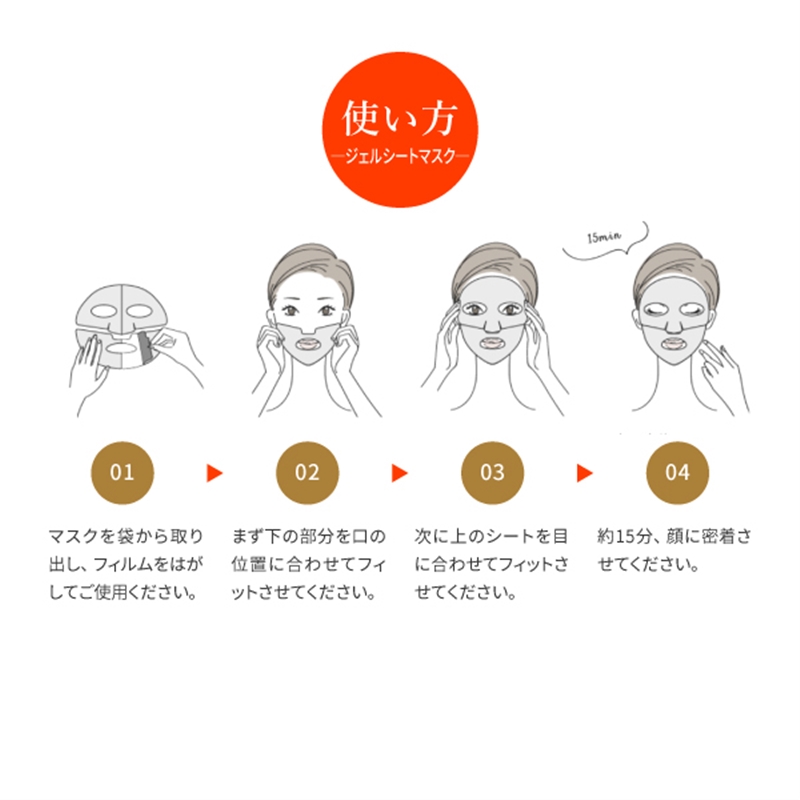 ライフセラ さが美人 アスパラガス ジェルシートマスク 1セット