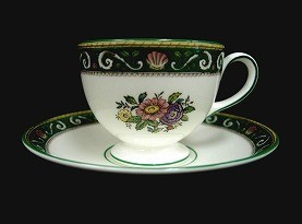 ウェッジウッド ラニーミード カップ＆ソーサー6客｜コペンハーゲン