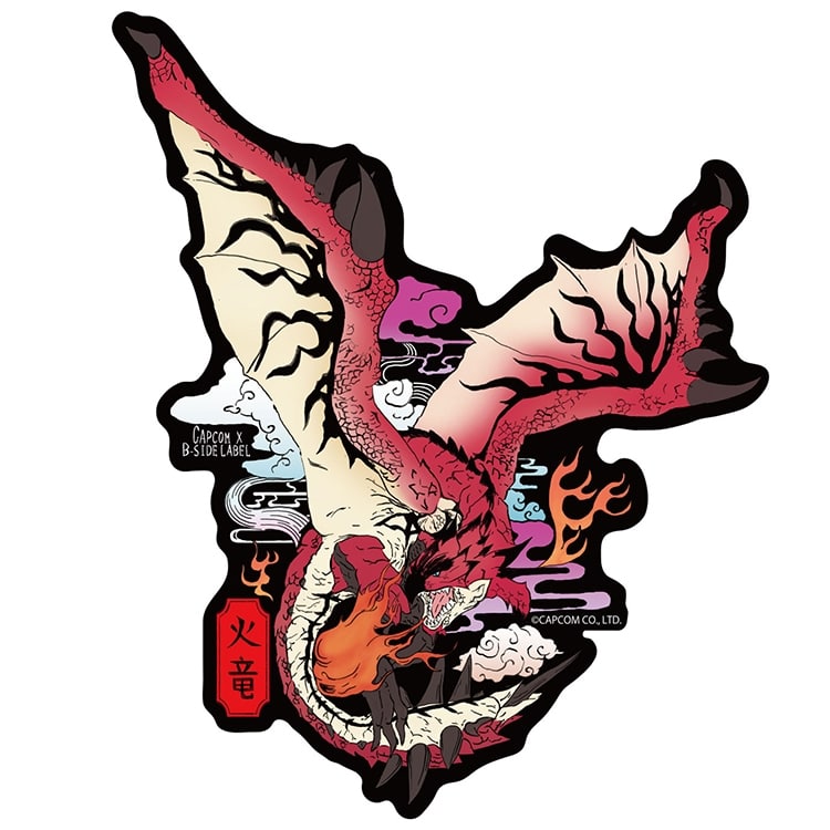 イーカプコン |CAPCOM×B-SIDE LABEL ステッカー モンスターハンター