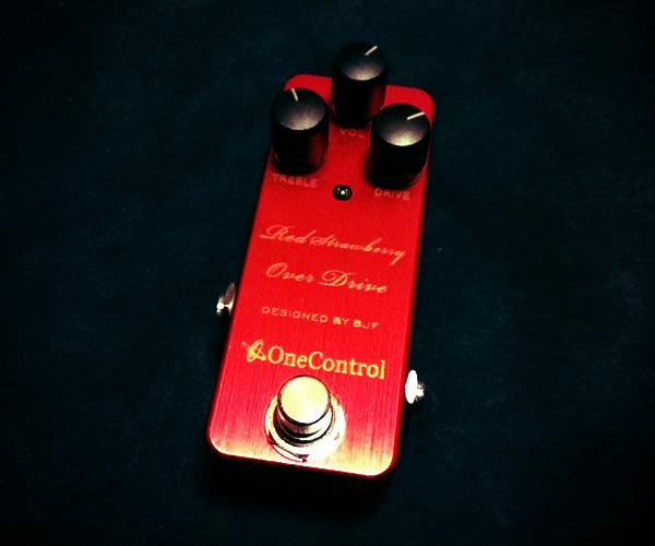 One Control Red Strawberry Overdrive」ジャズコでも使えるODペダルを