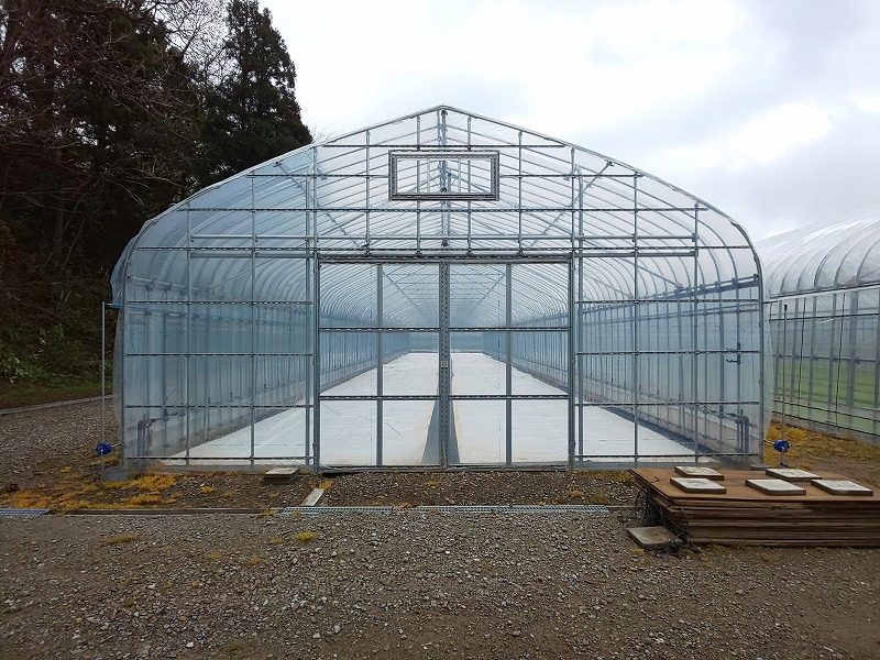 水稲育苗用パイプハウス 7.2mx50m｜株式会社江口屋｜ビニールハウス