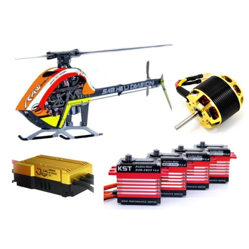 Goblin RAW 700 KSE Pod-and-Boom model , super combo version