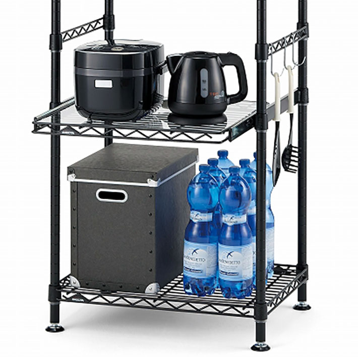 スライディングシェルフ｜エレクター株式会社