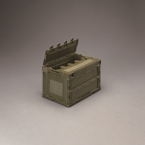 EA506AA-9E｜648x440x419mm/92.2L 折畳ｺﾝﾃﾅ(OD/蓋付5個)のページ -