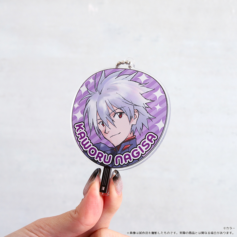 EVA STORE オリジナル うちわ型アクリルキーホルダーコレクションBOX