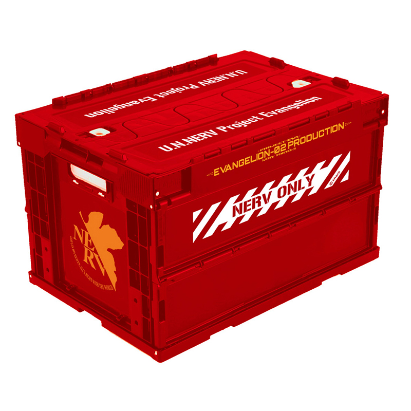 EVANGELION 折りたたみコンテナ 2号機カラーVer.: グッズ・雑貨類