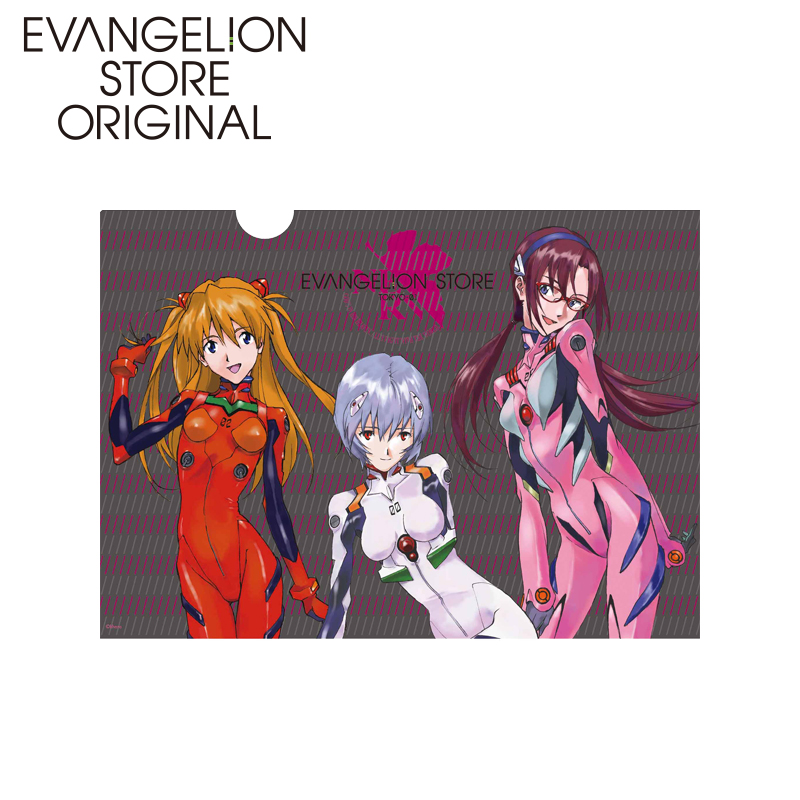 EVA STOREオリジナル クリアファイル レイ＆アスカ＆マリ: グッズ