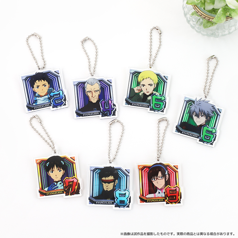 ぱちんこ シン・エヴァンゲリオン】アクリルキーホルダー／通常図柄（7