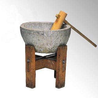 餅つきセット/石臼セット/餅つき/もちつき道具/臼杵セット [SHO-001