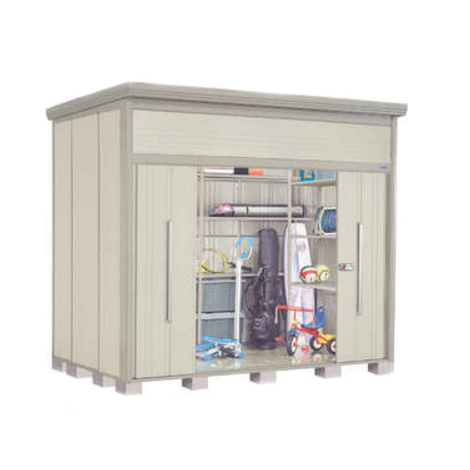 タクボ物置JN-2919(高天井タイプ 背面・側面棚付き) - エクステリア