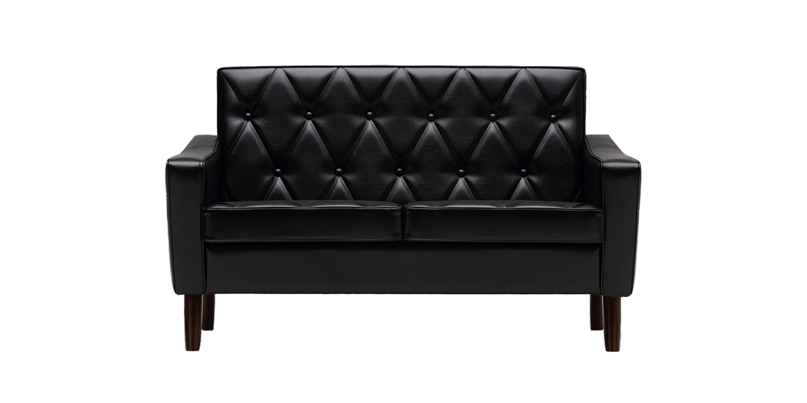 カリモク60 Kチェア 2シーター・スタンダードブラック | D&DEPARTMENT