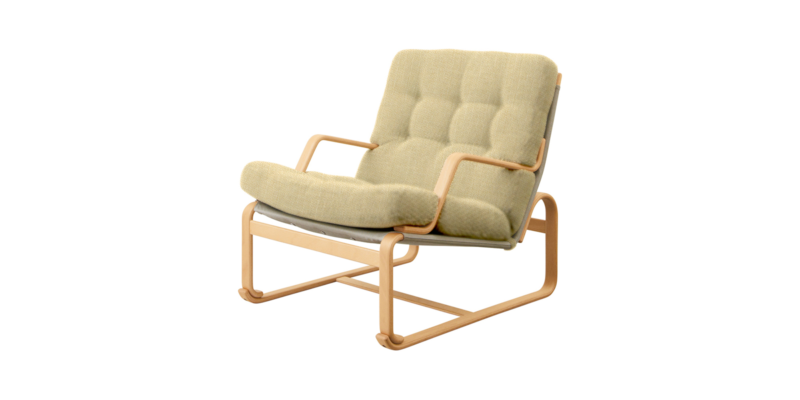 ニーチェアエックス ロッキング・ナチュラル × ホワイト | D&DEPARTMENT