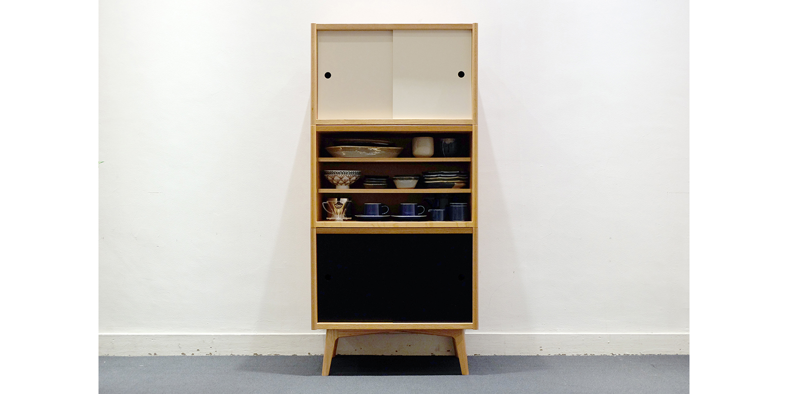 マルニ60+ コンビネーション カラードアシェルフ・WH | D&DEPARTMENT