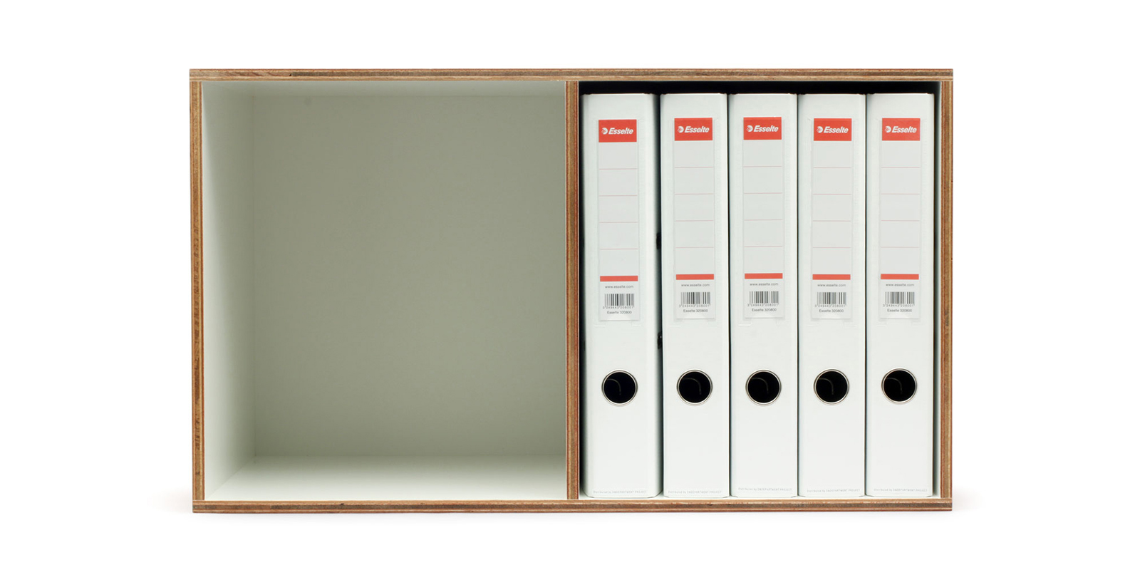 LAUAN SHELVES 01 2列・ホワイト | D&DEPARTMENT