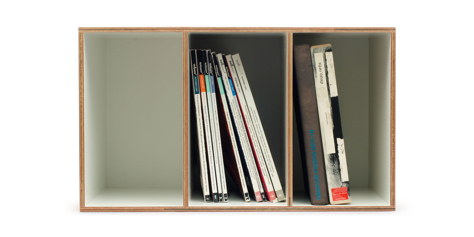 LAUAN SHELVES 02 3列・ホワイト | D&DEPARTMENT