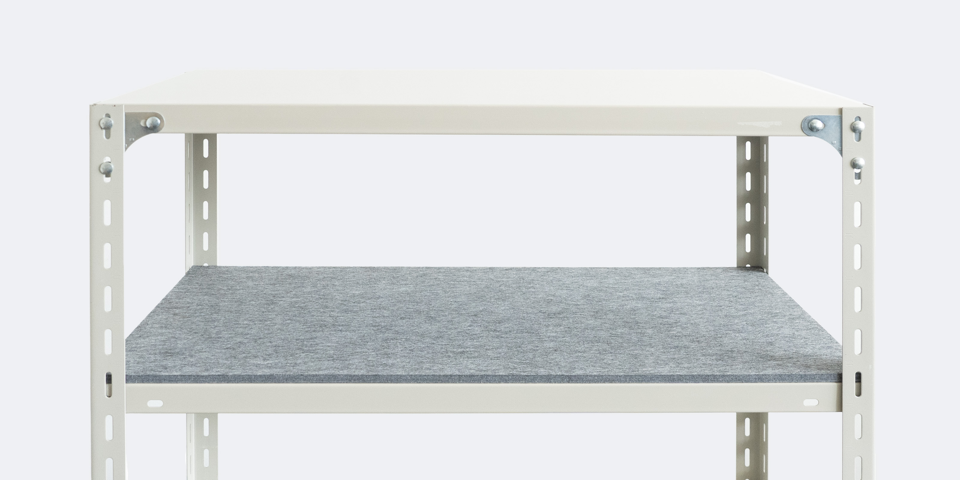 工業用スチールシェルフ（W885）・5段・D450・アイボリー | D&DEPARTMENT