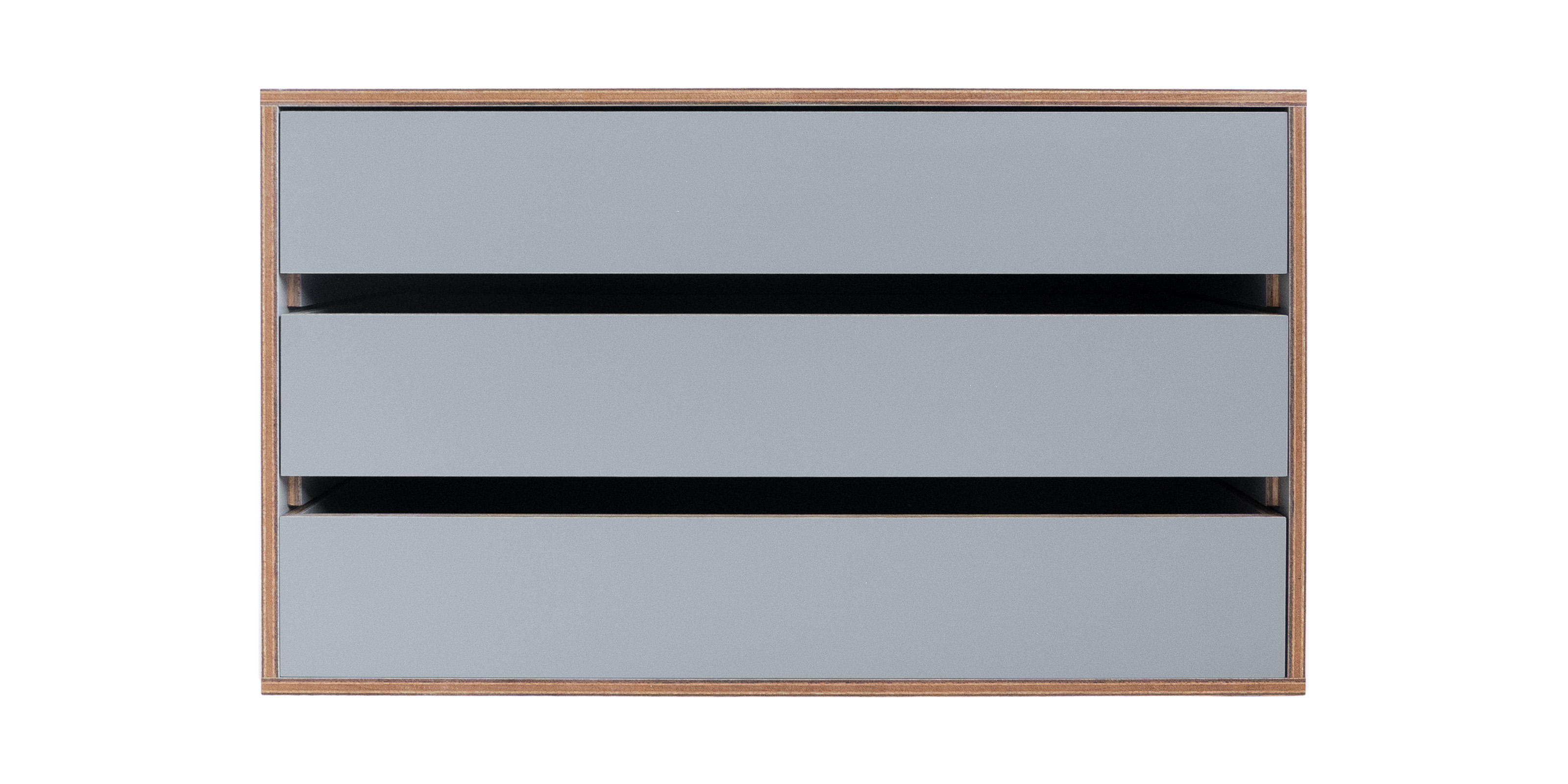 LAUAN SHELVES 06 引出し3段・グレー | D&DEPARTMENT