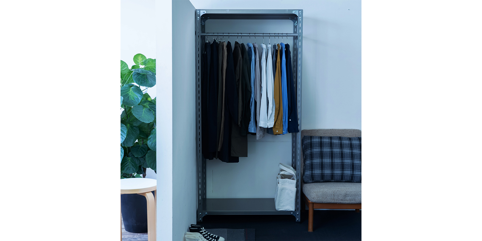 工業用スチールシェルフ ハンガーバー（パーツ単品） | D&DEPARTMENT