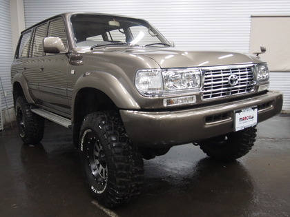 ランクル80後期6インチリフトアップ！メタリックカラー新品パーツ多数