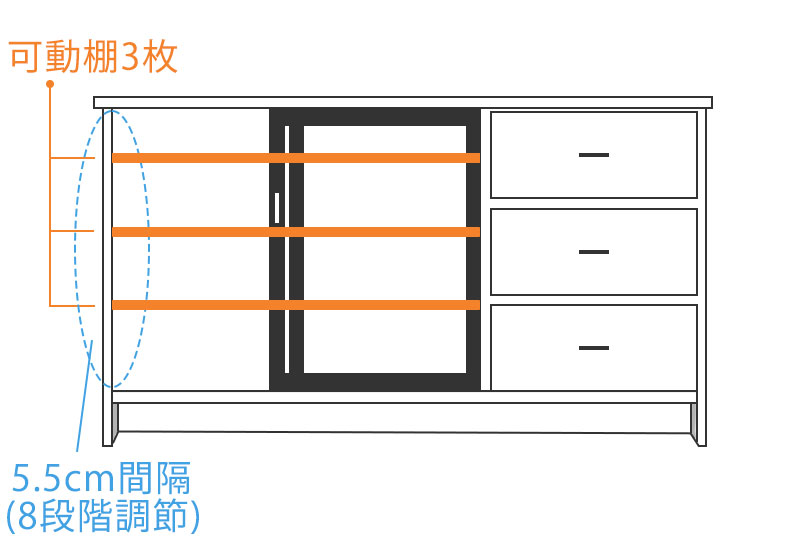 DAMAN サイドボード | DOUBLEDAY ONLINE SHOP