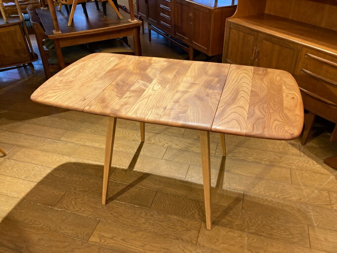 アーコール スクエア ドロップリーフ テーブル Ercol Square Drop Leaf